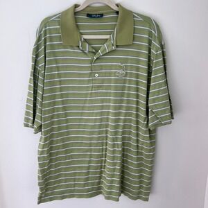 Bobby Jones Golf Polo Shirt Pinehurst‎ 1895 Striped Cotton Mens Large